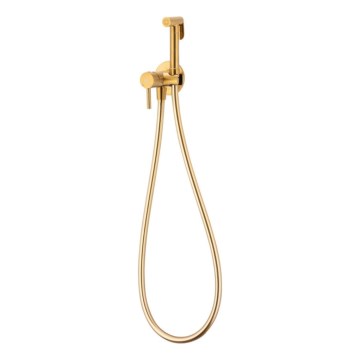KFA Armatura 5039-512-31 - Bidethane med bruser til skjult installation MOZA jord guldfarvet