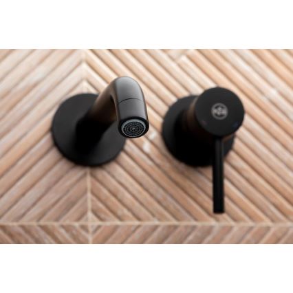 KFA Armatura 5039-810-81 - Håndvaskarmatur til skjult installation MOZA mat sort