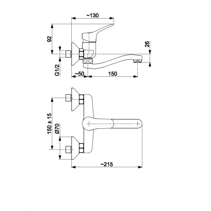 KFA Armatura 5240-810-00 - Hane MORRIS skinnende krom