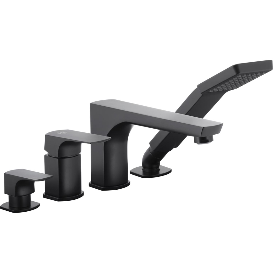 KFA Armatura 5535-210-81 - Hane til badekar 4-huls MOKAIT messing/mat sort