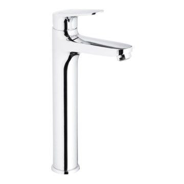 KFA Armatura 5552-712-00 - Hane + afløb m. overløb OTAVA 30,2 cm skinnende krom