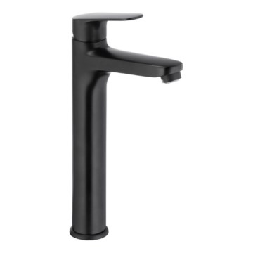 KFA Armatura 5552-712-81 - Hane + afløb m. overløb OTAVA 30,2 cm mat sort