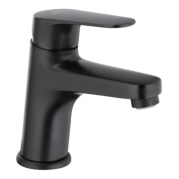 KFA Armatura 5552-815-81 - Hane + afløb m. overløb OTAVA 15 cm mat sort