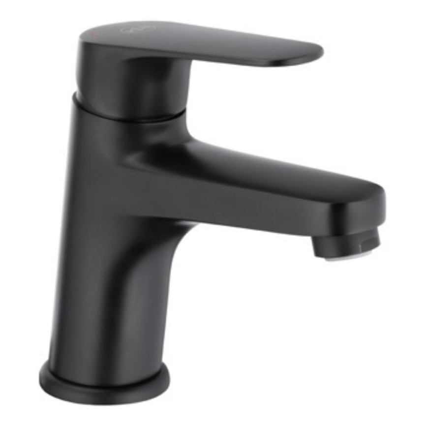 KFA Armatura 5552-815-81 - Hane + afløb m. overløb OTAVA 15 cm mat sort