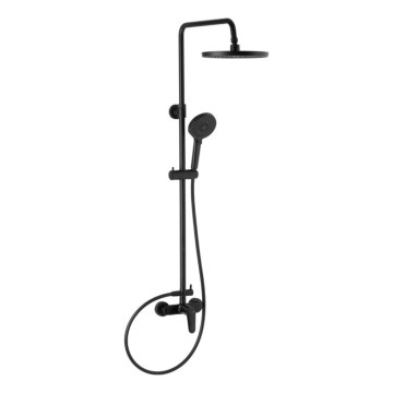 KFA Armatura 5556-910-81 - Brusesæt med hane OTAVA messing/mat sort