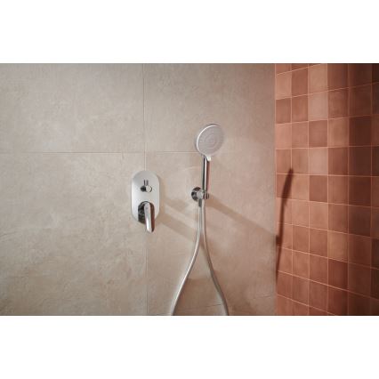 KFA Armatura 5559-501-00 - Brusesæt med indbygget termostat OTAVA blank krom