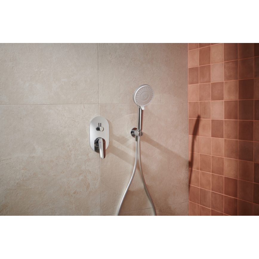 KFA Armatura 5559-501-00 - Brusesæt med indbygget termostat OTAVA blank krom
