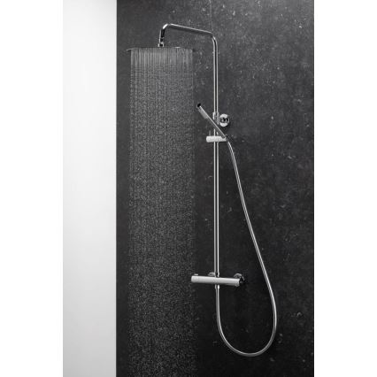 KFA Armatura 5736-920-00 - Brusesæt m. termostathane MOZA skinnende krom