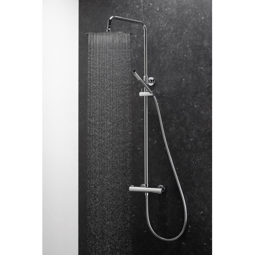 KFA Armatura 5736-920-00 - Brusesæt m. termostathane MOZA skinnende krom
