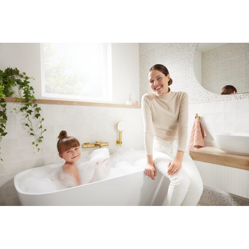 KFA Armatura 5754-010-31 - Termostatisk karbatteri MALAGA, børstet guld