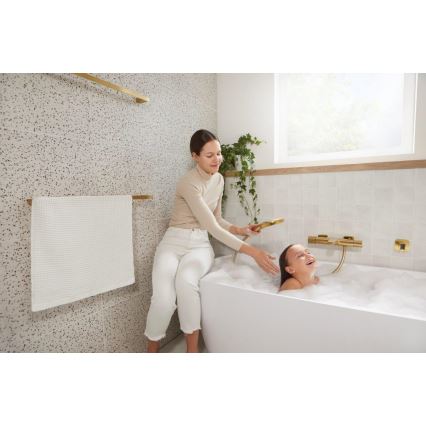 KFA Armatura 5754-010-31 - Termostatisk karbatteri MALAGA, børstet guld