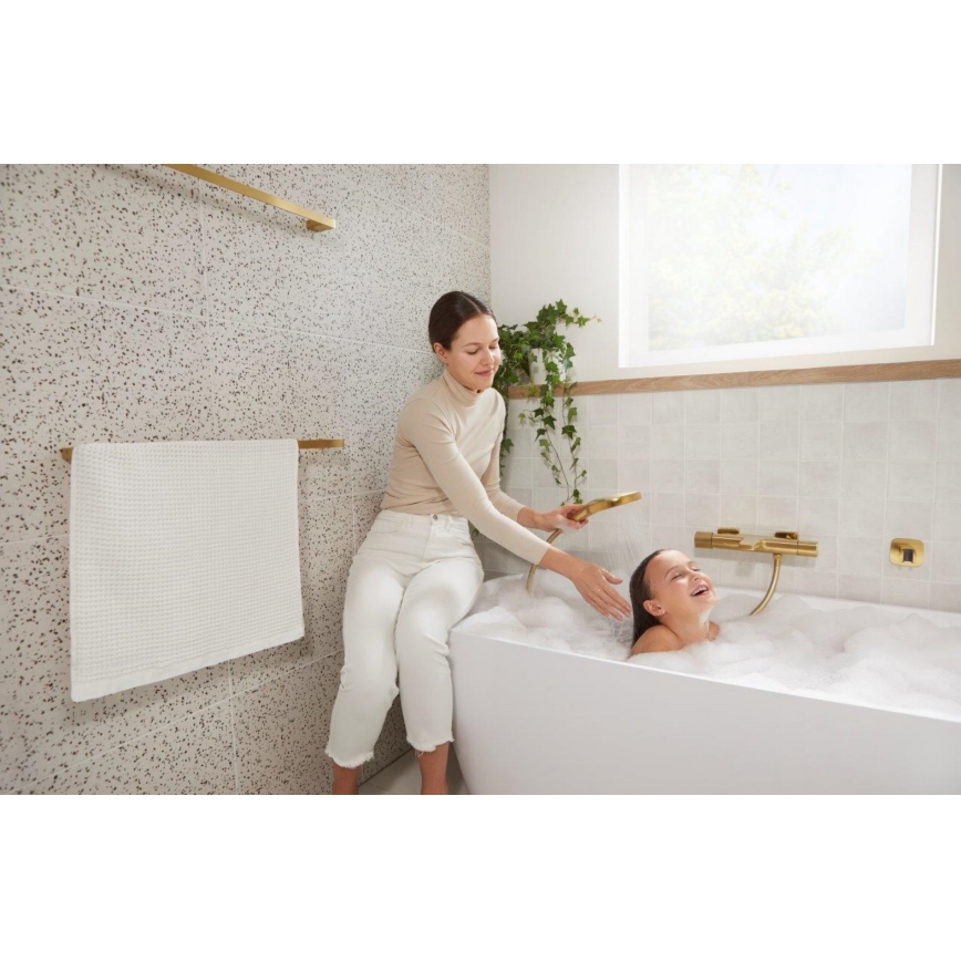 KFA Armatura 5754-010-31 - Termostatisk karbatteri MALAGA, børstet guld