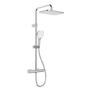 KFA Armatura 5756-910-00 - Brusesæt med termostatisk brusebatteri MALAGA, blank krom