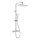 KFA Armatura 5756-910-00 - Brusesæt med termostatisk brusebatteri MALAGA, blank krom
