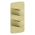 KFA Armatura 5759-001-31 - Termostatisk brusebatteri til indbygget installation MALAGA børstet guld