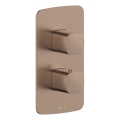 KFA Armatura 5759-001-34 - Termostatisk brusebatteri til indbygget installation MALAGA rosaguld
