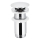 KFA Armatura 660-253-00 - Vaskafløb uden overløb CLICK-CLACK diameter 6,6 cm skinnende krom