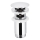 KFA Armatura 660-254-00 - Håndvask afløb m. overløb CLICK-CLACK diameter 6,6 cm skinnende krom