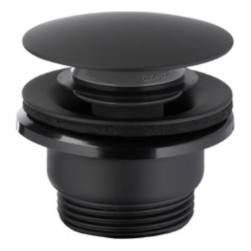 KFA Armatura 660-320-81 - Afløb til håndvask CLICK-CLACK diameter 6,6 cm rustfri/mat sort