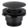 KFA Armatura 660-320-81 - Afløb til håndvask CLICK-CLACK diameter 6,6 cm rustfri/mat sort