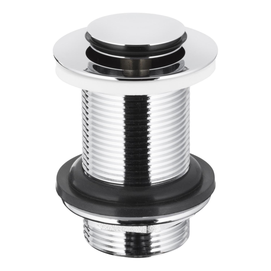 KFA Armatura 660-353-00 - Vaskafløb uden overløb CLICK-CLACK diameter 6,2 cm skinnende krom