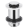 KFA Armatura 660-353-00 - Vaskafløb uden overløb CLICK-CLACK diameter 6,2 cm skinnende krom