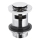 KFA Armatura 660-354-00 - Håndvask afløb m. overløb CLICK-CLACK diameter 6,2 cm skinnende krom
