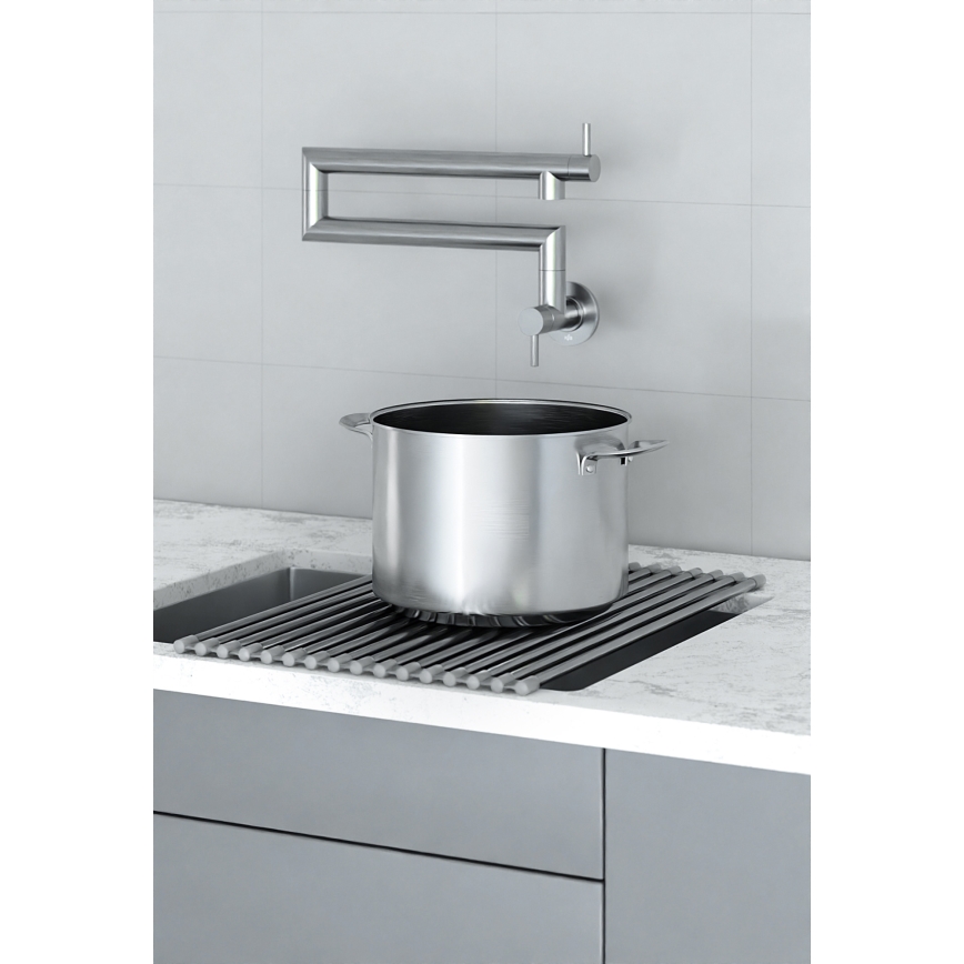 KFA Armatura 6623-030-22 - Køkkenarmatur med svingbar arm DUERO POT FILLER i rustfrit stål