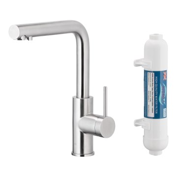 KFA Armatura 6623-912-22 - Vandhane med filter DUERO PURE rustfri + filter
