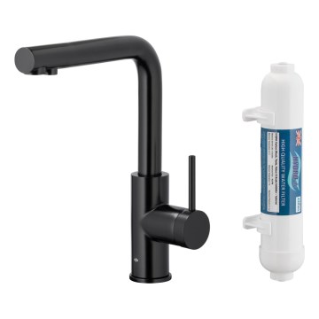 KFA Armatura 6623-912-81 - Vandhane med filter DUERO PURE rustfri/mat sort + filter