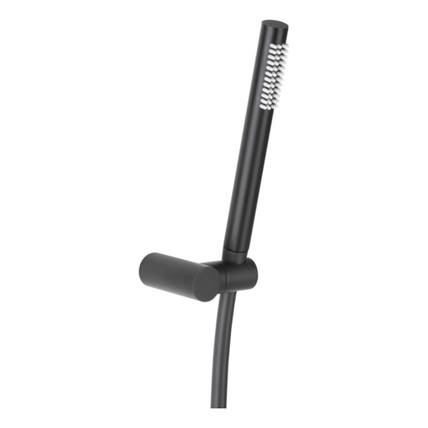 KFA Armatura 841-225-81 - Brusesæt MOZA rustfri/mat sort