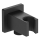 KFA Armatura 845-051-81 - Vinklet bruseholder m. outlet LOGON messing/mat sort