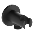 KFA Armatura 845-053-81 - Rund bruseholer med outlet MOZA messing/mat sort