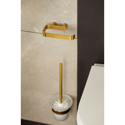 KFA Armatura 864-022-31 - Toiletrulleholder rustfri/jord guldfarvet