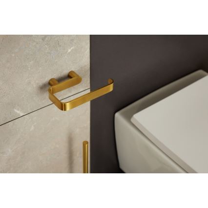 KFA Armatura 864-022-31 - Toiletrulleholder rustfri/jord guldfarvet