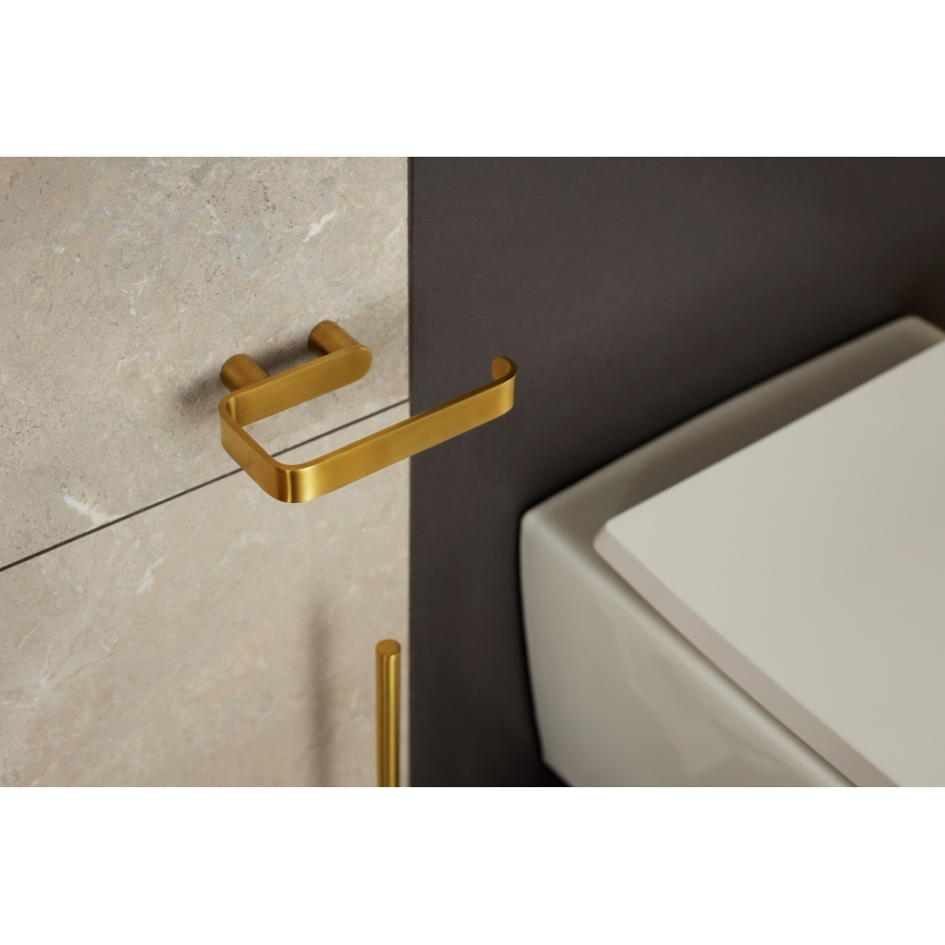 KFA Armatura 864-022-31 - Toiletrulleholder rustfri/jord guldfarvet