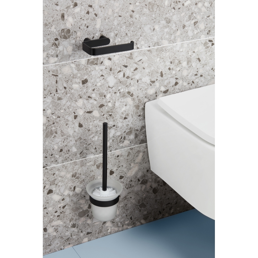 KFA Armatura 864-022-81 - Toiletrulleholder rustfri/mat sort