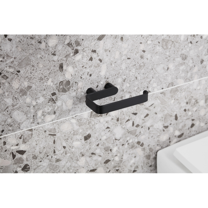 KFA Armatura 864-022-81 - Toiletrulleholder rustfri/mat sort
