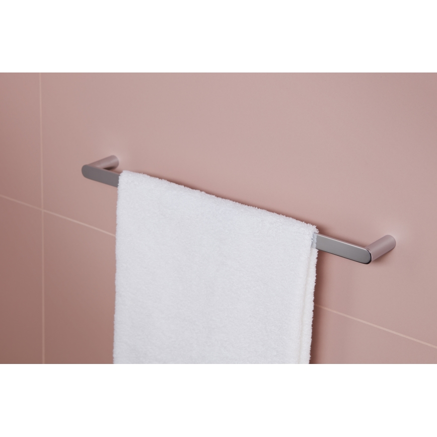 KFA Armatura 864-025-00 - Væghængt håndklædestang 24 cm skinnende krom