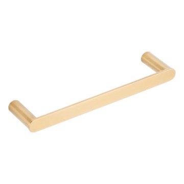 KFA Armatura 864-025-31 - Væghængt håndklædestang 24 cm rustfri/jord guldfarvet