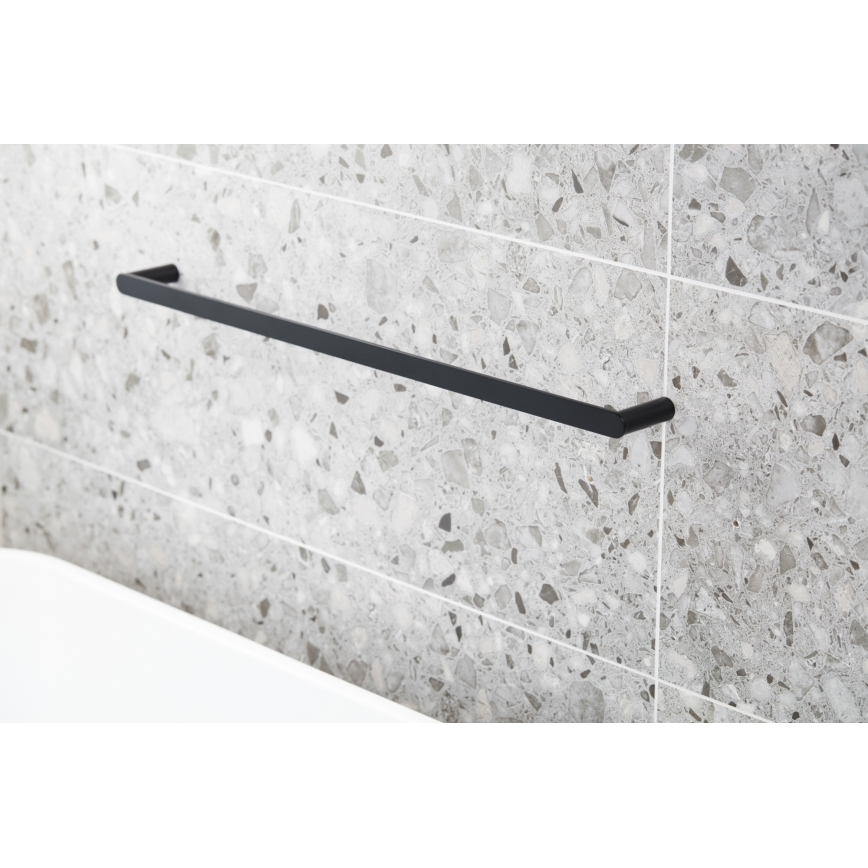 KFA Armatura 864-027-81 - Væghængt håndklædestang 62 cm rustfri/mat sort