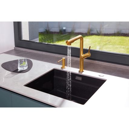 KFA Armatura 990-100-31 - Indbygget sæbedispenser DUERO rustfri/jord guldfarvet