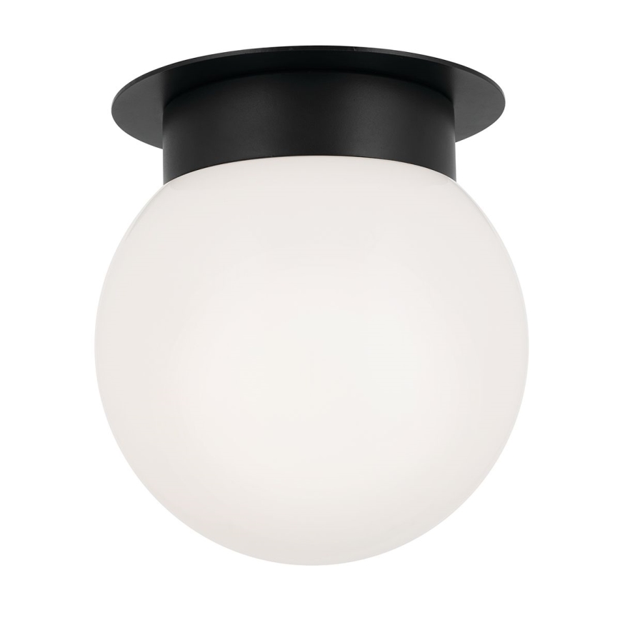 Kichler - ALBERS loftlampe 1xE27/40W/230V, Ø 20,3 cm, sort