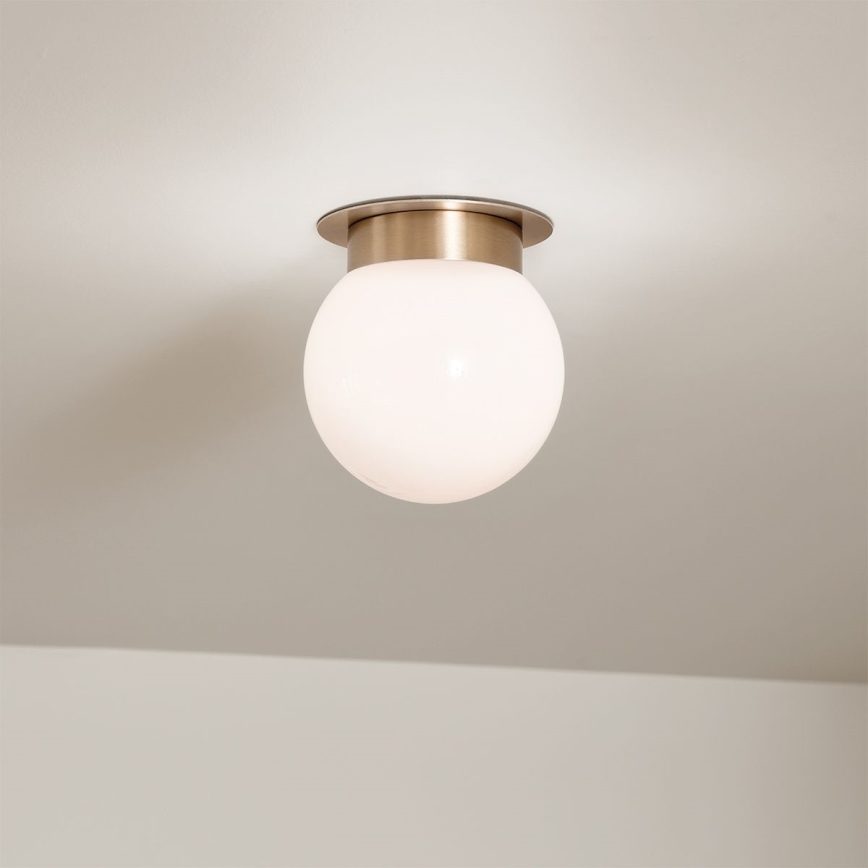Kichler KL-ALBERS-F-G-CPZ-Loftlampe ALBERS 1xE27/40W/230V Ø 20,3 cm guldfarvet