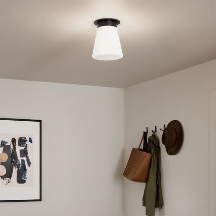 Kichler - Loftlampe ALBERS 1xE27/40W/230V Ø 21,6 cm sort