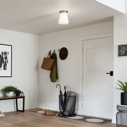 Kichler - Loftlampe ALBERS 1xE27/40W/230V Ø 21,6 cm bronzefarvet