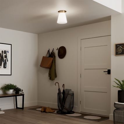 Kichler - Loftlampe ALBERS 1xE27/40W/230V Ø 21,6 cm bronzefarvet