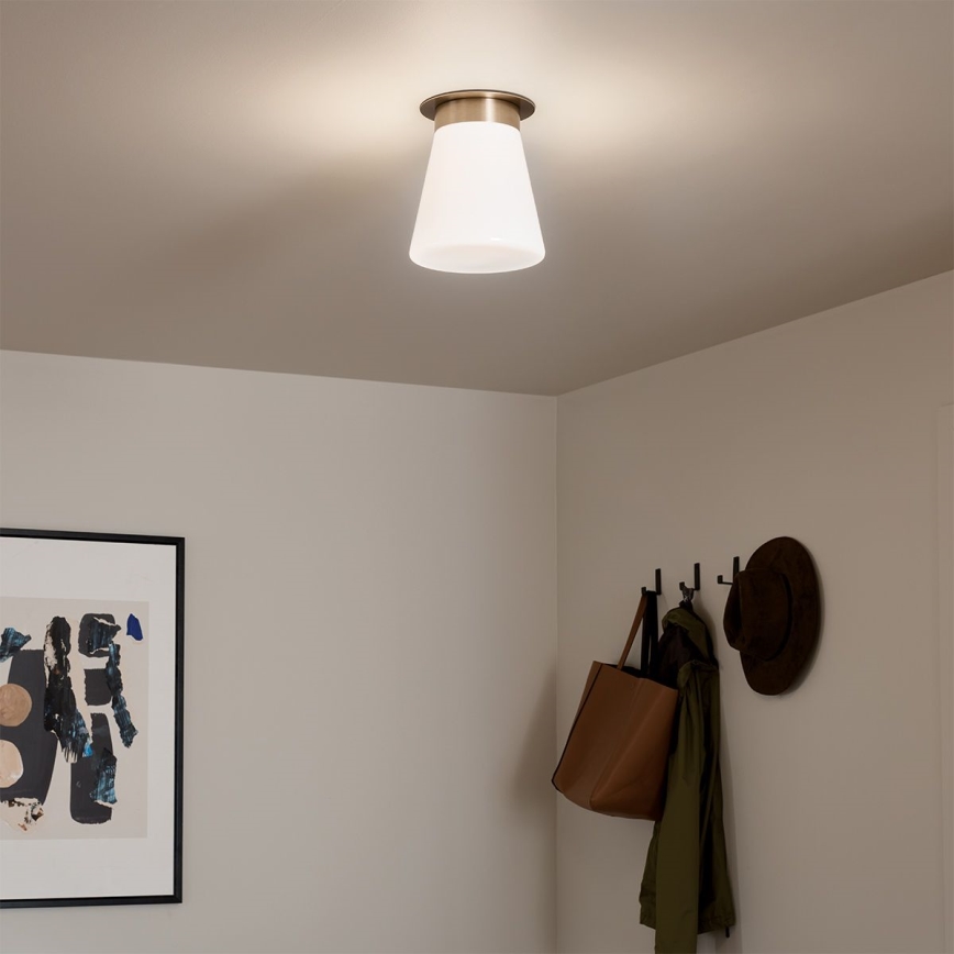 Kichler - Loftlampe ALBERS 1xE27/40W/230V Ø 21,6 cm bronzefarvet