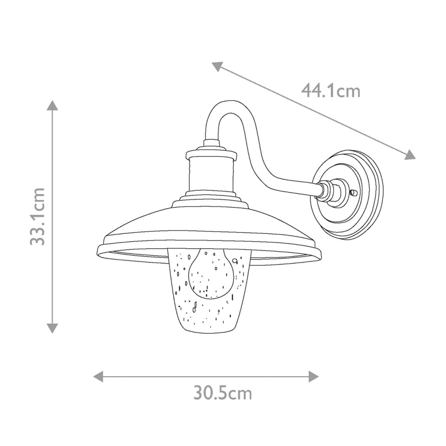Kichler - Udendørslampe ALLENBURY 1xE27/40W/230V IP44