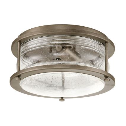 Kichler - Udendørs lampe ASHLANDBAY 1xE27/60W/230V IP44 bronzefarvet